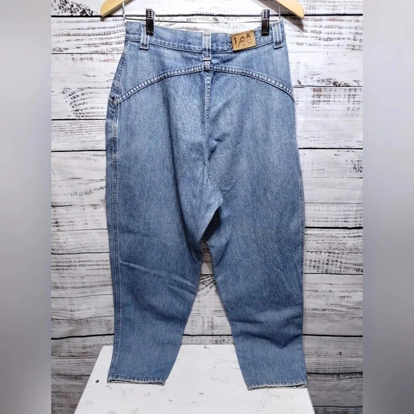 Lee‎ Riders Jeans Highrise Pleated Mom 90's Jeans Vintage V-Line size 16 - Picture 3 of 4